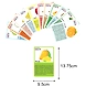 Clever Kids Educational Flash Cards Fruits. 12 Double sided flash cards for kids-1-sm