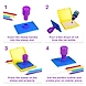 RATNA'S Stamp Art Unicorn Theme, Art &amp; Craft Creative Fun For Kids - Stamping &amp; Colouring Set Diy Kit For Boys &amp; Girls-2-sm