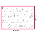 Ratna's My Coloring Mat Alphabets &amp; Pictures Printed Mat of Size 40 x 27 Inches, Washable &amp; Reusable Colouring Kit for Kids 3+ Years-2-sm