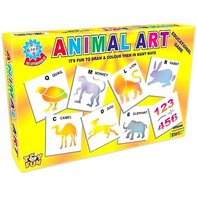 TOYFUN Multicolor Art &amp; Craft Toys Plastic Animal Art Sr-8906134770418