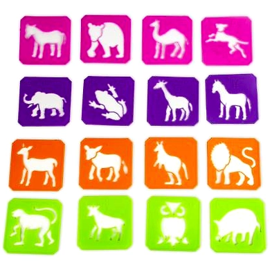 TOYFUN Multicolor Art &amp; Craft Toys Plastic Animal Art Sr-1