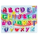 Omocha - Chunky Puzzle - ABC Alphabet Wooden Learning Preschool Board Puzzle Multicolor - 26 Pieces-111089522-sm