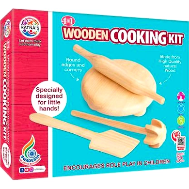 RATNAS WOODEN COOKING KIT-8904114996094