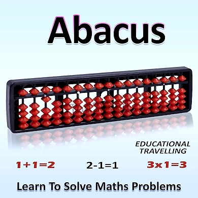 Educational Travelling Abacus Toy for Kids | Learn &amp; Solve Math Problems (Counting, Add &amp; Subtract, Plus &amp; Minus) with Beads | Preschooler Toy for Children-2