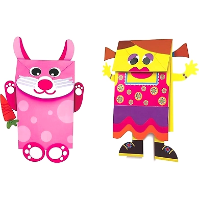 My Paper Bag Puppets -Craft Your own Puppet and Stories for Kids Above 5 Years of Age Both Boys and Girls-1