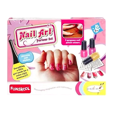 Funskool - Nail Art Parlour Set (Color &amp; Design May Vary)-8901383962720