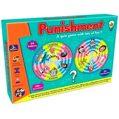 Punishment- Quiz Game, Educational Game, General Knowledge Game for Kids (Pack of 1) Strategy &amp; War Games Board Game-8906134770296