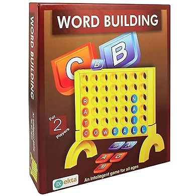 EKTA Word Building Board Game Family Game, for All Ages (Multicolor),Pack of 1, All Ages-2