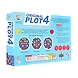 Ratna's Original Plot 4 Big Board Game Family Game Strategy Game for 2 Players Ages 5 &amp; Up-2-sm