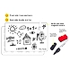 Play Panda Magnetic Learn to Write Numbers - Includes Write and Wipe Magnetic Board, 30 Number Magnets, Dry Erase Sketch Pen and Duster - Simplify Teaching and Learning-3-sm