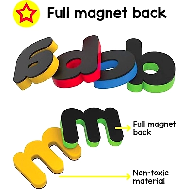 Play Panda Magnetic Learn to Write Small Letters - Includes Write and Wipe Magnetic Board, 26 Small Letter Magnets, Dry Erase Sketch Pen and Duster - Simplify Teaching and Learning-2