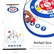 Ratnas Sliding Bowling &amp; Curling Bowling 2in1 Fun Game for Kids 5+-1-sm