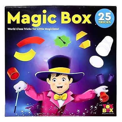 Toysbox Magic Box 25 Tricks for Kids Magic Tricks Party Game Fun Gag Toy, Present Birthday Toy for Boy, Girl-8906080991189