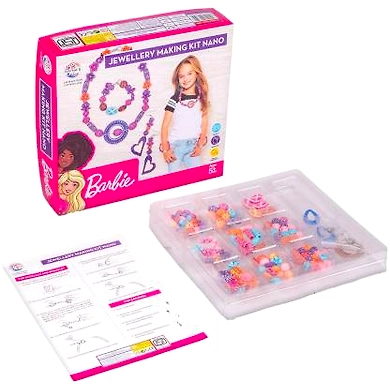 BARBIE Jewellery Making Kit Nano, A Perfect jewellery makig kit for girls-8904114998500