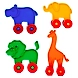 TOY FUN Animal Train Set Building Blocks Set for Kids Age 3 Years and Above-3-sm