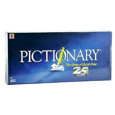 Mattel Bird Pictionary - The Game Of Quick Draw for kid and adult Age 12 and Above (Blue)-111003795