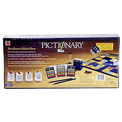 Mattel Bird Pictionary - The Game Of Quick Draw for kid and adult Age 12 and Above (Blue)-1