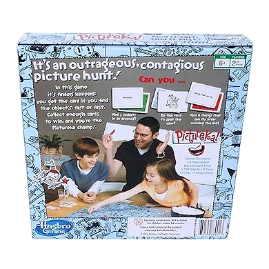 Hasbro Gaming Pictureka! Board Game, Fun Board Game for Family and Kids, for Ages 6+, Indoor Classic Board Games &amp; puzzels, Game for 2 or More Players, Christmas Gift for Kids | Xmas Gift-4