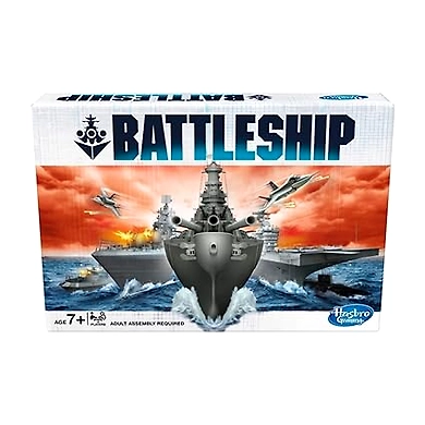 Hasbro Gaming Battleship Board Game, Classic Strategy Board Game For Kids and Adults, Board Game for Boys &amp; Girls Ages 7 And Up, For 2 Players, Christmas Gift For Kids &amp; Families-195166190792