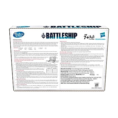 Hasbro Gaming Battleship Board Game, Classic Strategy Board Game For Kids and Adults, Board Game for Boys &amp; Girls Ages 7 And Up, For 2 Players, Christmas Gift For Kids &amp; Families-2