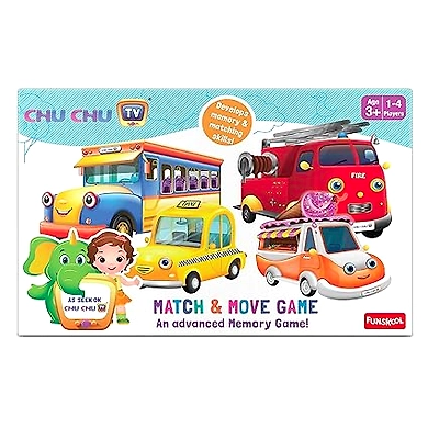 CHU CHU TV Funskool Match &amp; Move Game-8901383460325