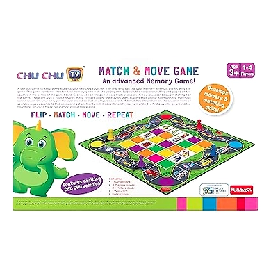 CHU CHU TV Funskool Match &amp; Move Game-1