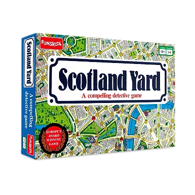 Funskool Games, Scotland Yard, A Compelling Detective And Strategy, Animal Board Game for Kids &amp; Family, 2 - 3 Players, Ages 10 years and above-8901383450012