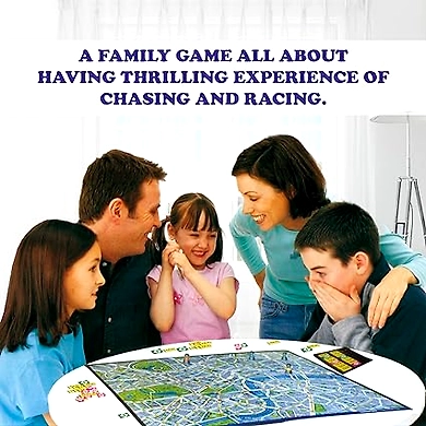 Funskool Games, Scotland Yard, A Compelling Detective And Strategy, Animal Board Game for Kids &amp; Family, 2 - 3 Players, Ages 10 years and above-3