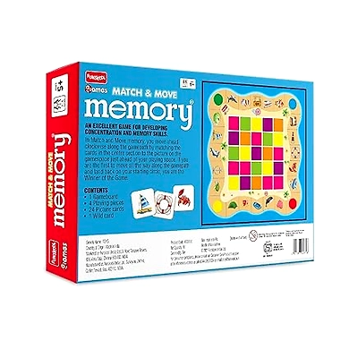 Funskool Memory Match and Move, Multicolor-1