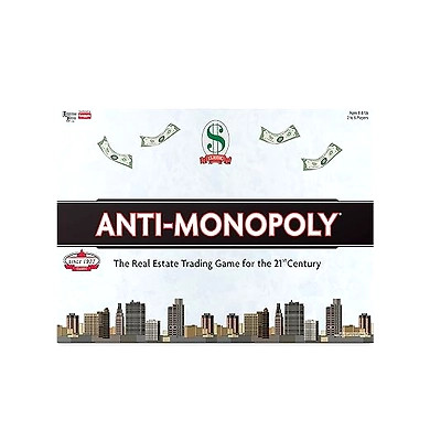 Funskool Games - Anti Monopoly, The Classic Real Estate Trading Game, Kids, Adults &amp; Family, 2-6 Players, 8 &amp; Above-8901383498809