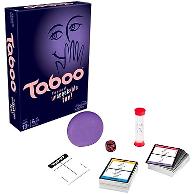 Hasbro Taboo Board Game, Guessing Game, Multicolor-630509658725