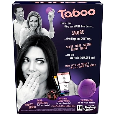 Hasbro Taboo Board Game, Guessing Game, Multicolor-2