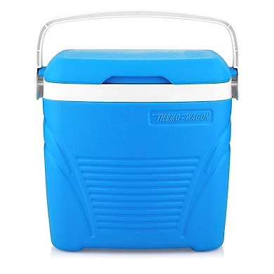 Asian Insulated Chiller Ice Box| Standard Size for Travel Party Bar Ice Cubes | Cold Drinks | Medical Purpose | 20 Litre, Blue-8902330406069