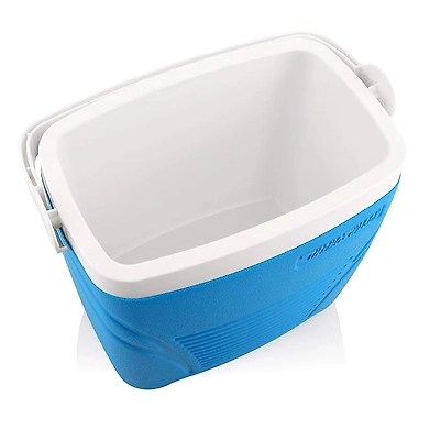 Asian Insulated Chiller Ice Box| Standard Size for Travel Party Bar Ice Cubes | Cold Drinks | Medical Purpose | 20 Litre, Blue-2