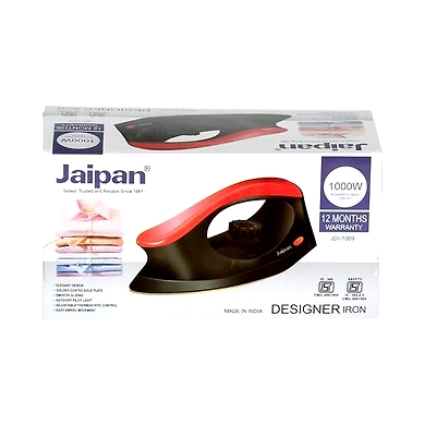 JAIPAN JDI-1009 1000W POWERFUL HEAT CIRCUIT DESIGNER IRON IN RED BLACK COLOR-2