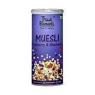 TRUE ELEMENTS CRANBERRY AND BLUEBERRY MUESLI