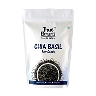 TRUE ELEMENTS RAW CHIA BASIL SEEDS