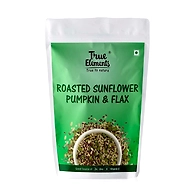 TRUE ELEMENTS ROASTED SUNFLOWER PUMPKIN AND FLAX SEEDS