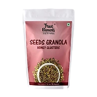 TRUE ELEMENTS SEEDS GRANOLA HONEY CLUSTERS 125GM