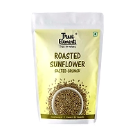 TRUE ELEMENTS ROASTED SUNFLOWER SEEDS SALTED CRUNCH 125GM