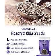 TRUE ELEMENTS ROASTED CHIA SEEDS 500GM-500 GM