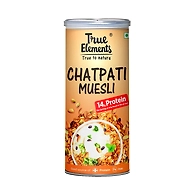 TRUE ELEMENTS CHATPATI PROTEIN MUESLI 400GM