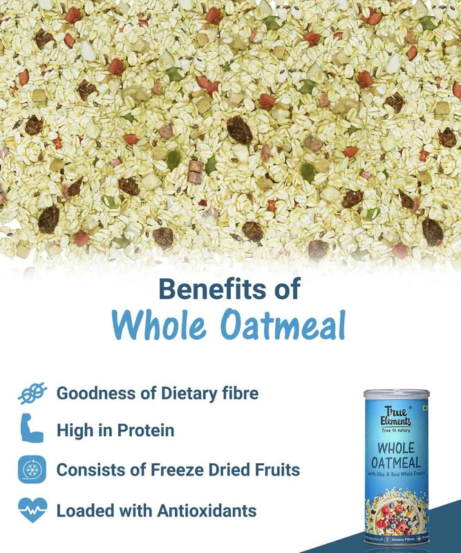 TRUE ELEMENTS WHOLE OATMEAL-500 GM-2