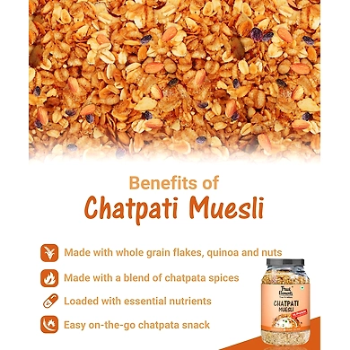 TRUE ELEMENTS CHATPATI PROTEIN MUESLI 1000GM-1000 GM-2