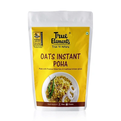 TRUE ELEMENTS MASALA ROLLED OATS KANDA POHA 500GM