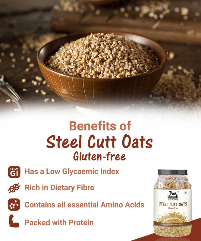 TRUE ELEMENTS STEEL CUT OATS 2KG-2 KG-2