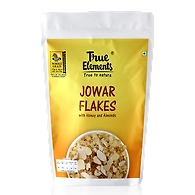 TRUE ELEMENTS JOWAR FLAKES WITH HONEY AND ALMONDS 400GM