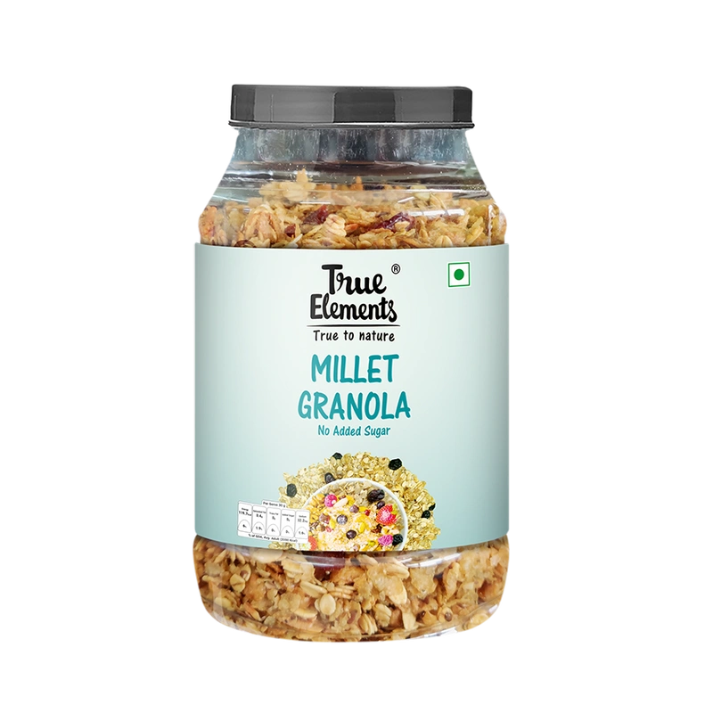 TRUE ELEMENTS MILLET GRANOLA 750GM-8906112661868