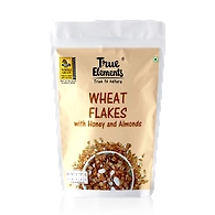 TRUE ELEMENTS WHEAT FLAKES HONEY AND ALMONDS 400GM