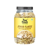 TRUE ELEMENTS JOWAR FLAKES WITH HONEY AND ALMONDS 750GM